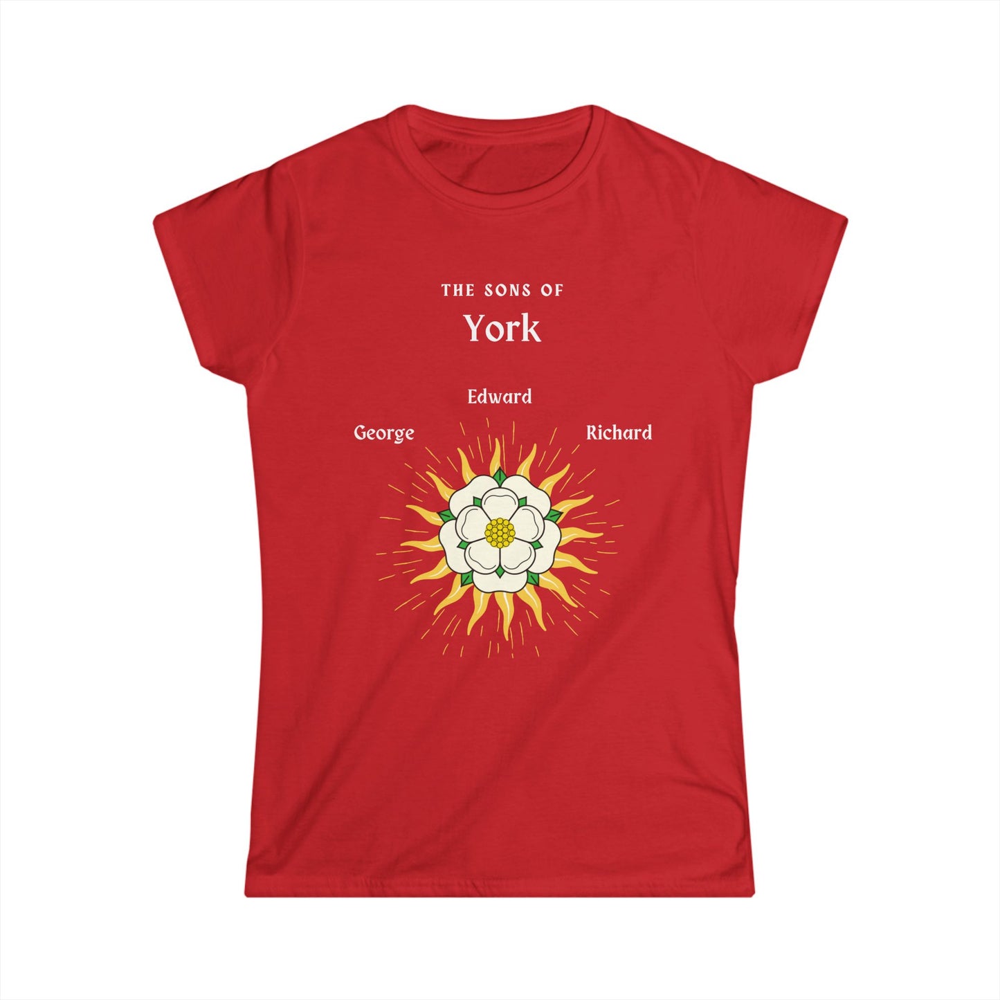 The Sons of York T-Shirt, Richard III, Edward IV, George Plantagenet