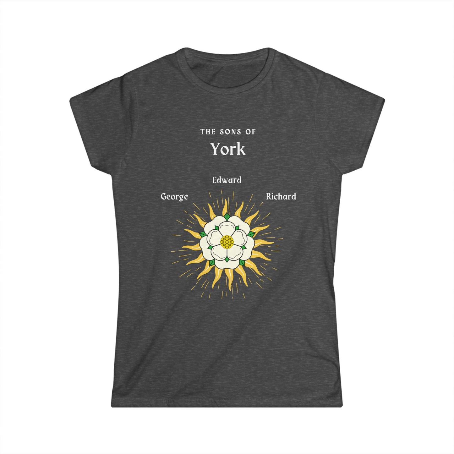 The Sons of York T-Shirt, Richard III, Edward IV, George Plantagenet