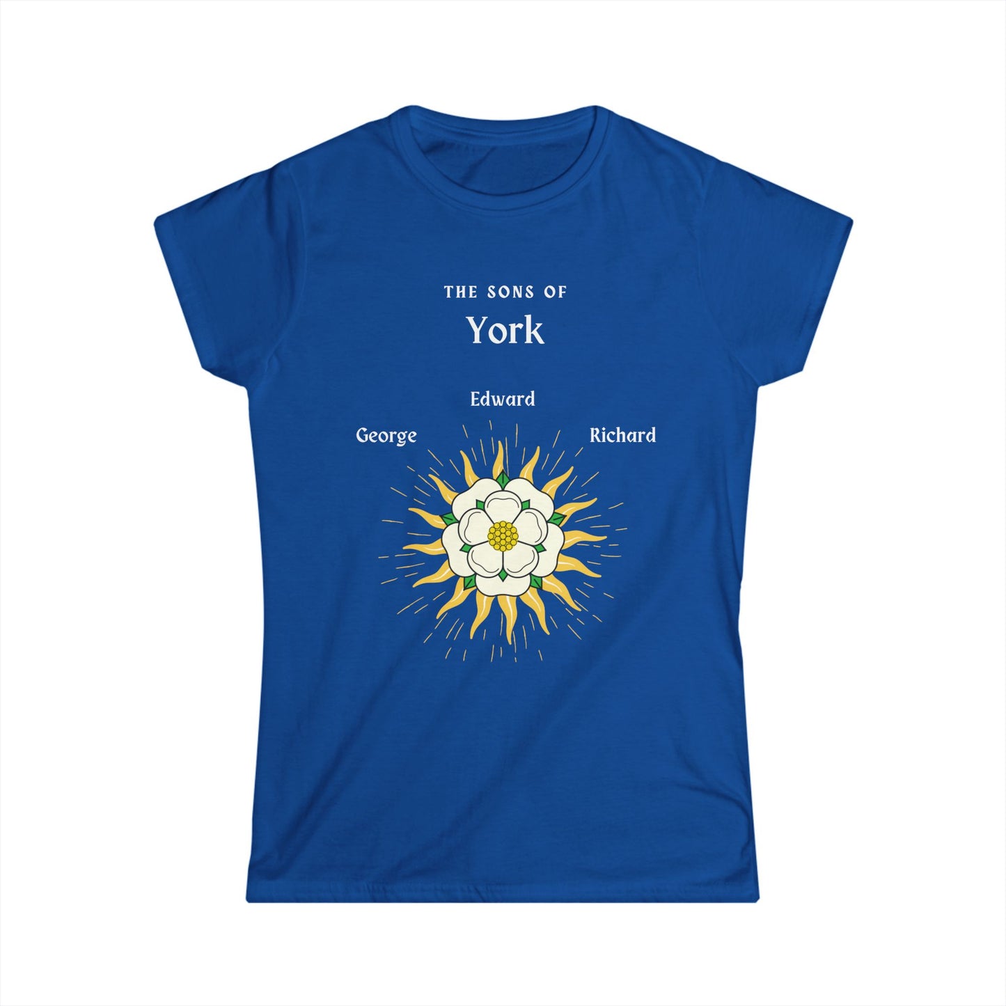 The Sons of York T-Shirt, Richard III, Edward IV, George Plantagenet